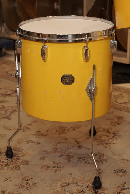Gretsch 12/13/16/22" Drum Set - 1970s Yellow Lacquer