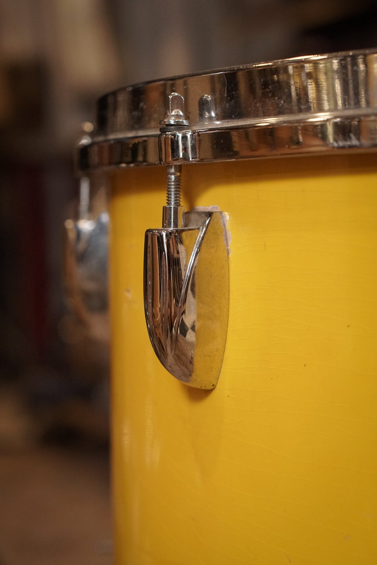 Gretsch 12/13/16/22" Drum Set - 1970s Yellow Lacquer