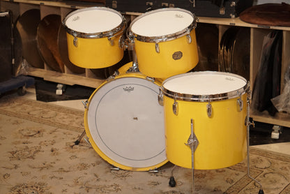 Gretsch 12/13/16/22" Drum Set - 1970s Yellow Lacquer