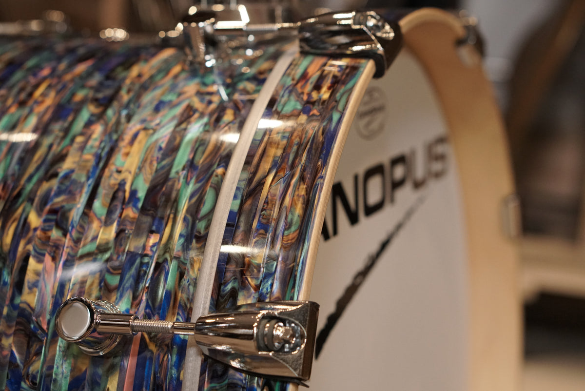 Canopus 10/12/13/16" Mixed Series Drum Set - Rainbow Oyster