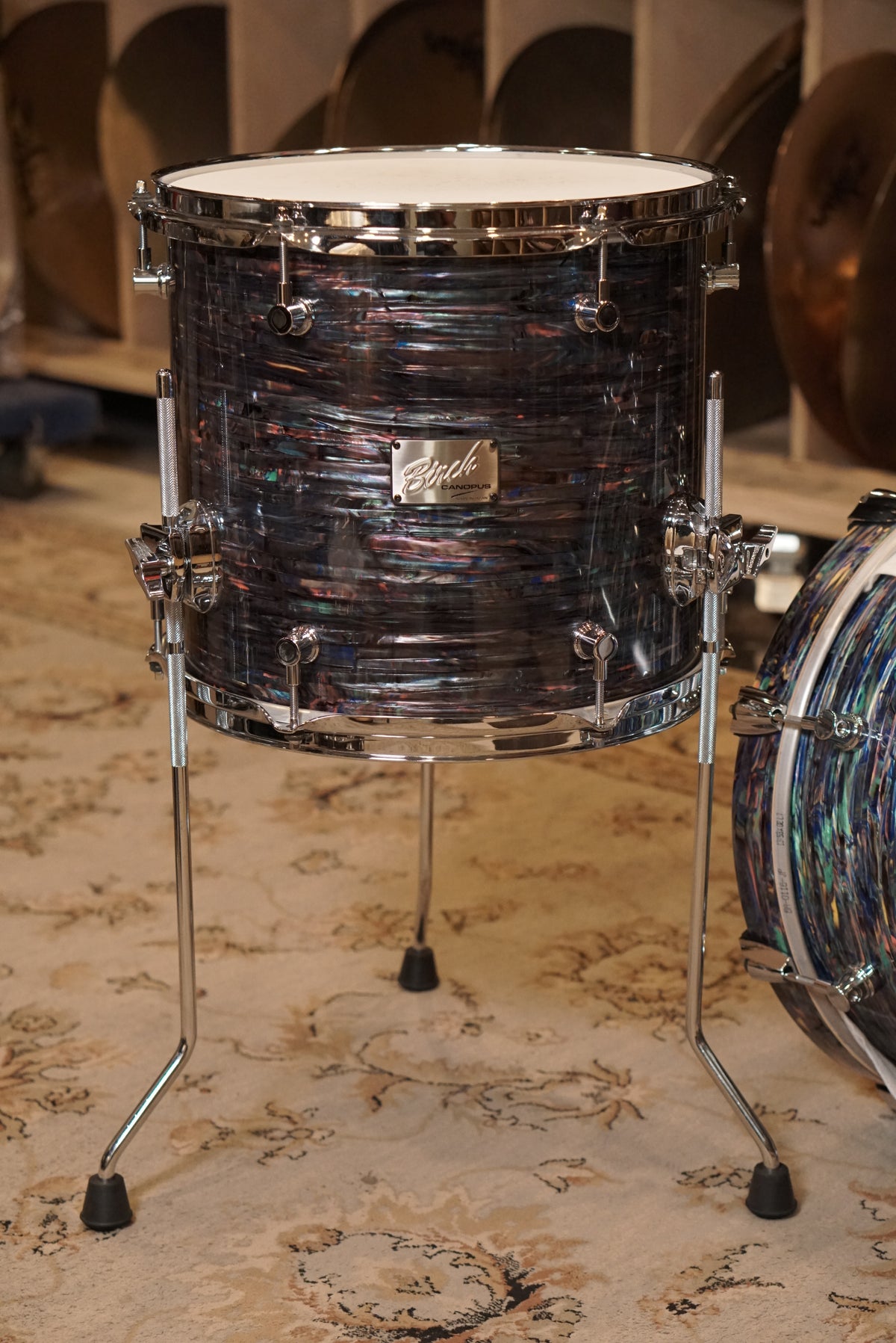 Canopus 10/12/13/16" Mixed Series Drum Set - Rainbow Oyster