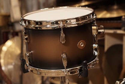 Slingerland 12/14/20/5.5x14" Radio King Outfit Drum Set - Black and Gold Lacquer