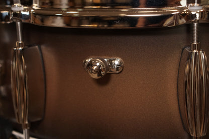 Slingerland 12/14/20/5.5x14" Radio King Outfit Drum Set - Black and Gold Lacquer