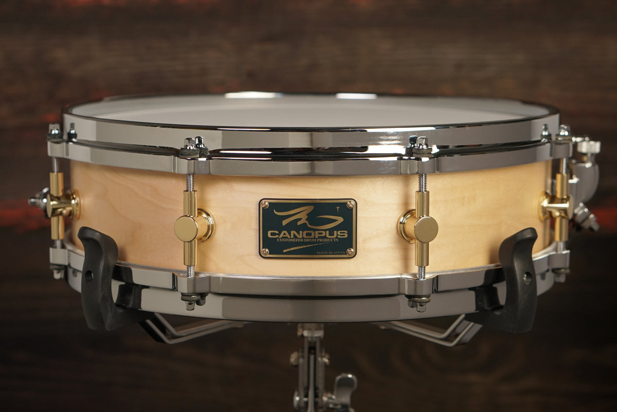 Canopus 4x14" "The Maple" Snare Drum - Natural Oil
