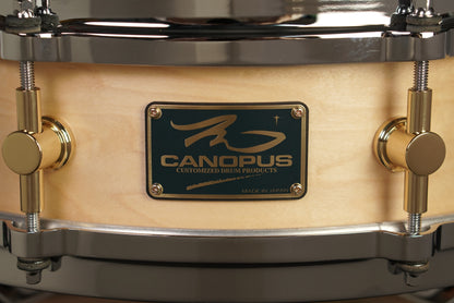 Canopus 4x14" "The Maple" Snare Drum - Natural Oil