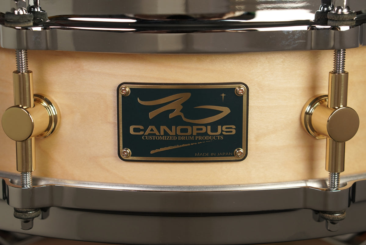 Canopus 4x14" "The Maple" Snare Drum - Natural Oil