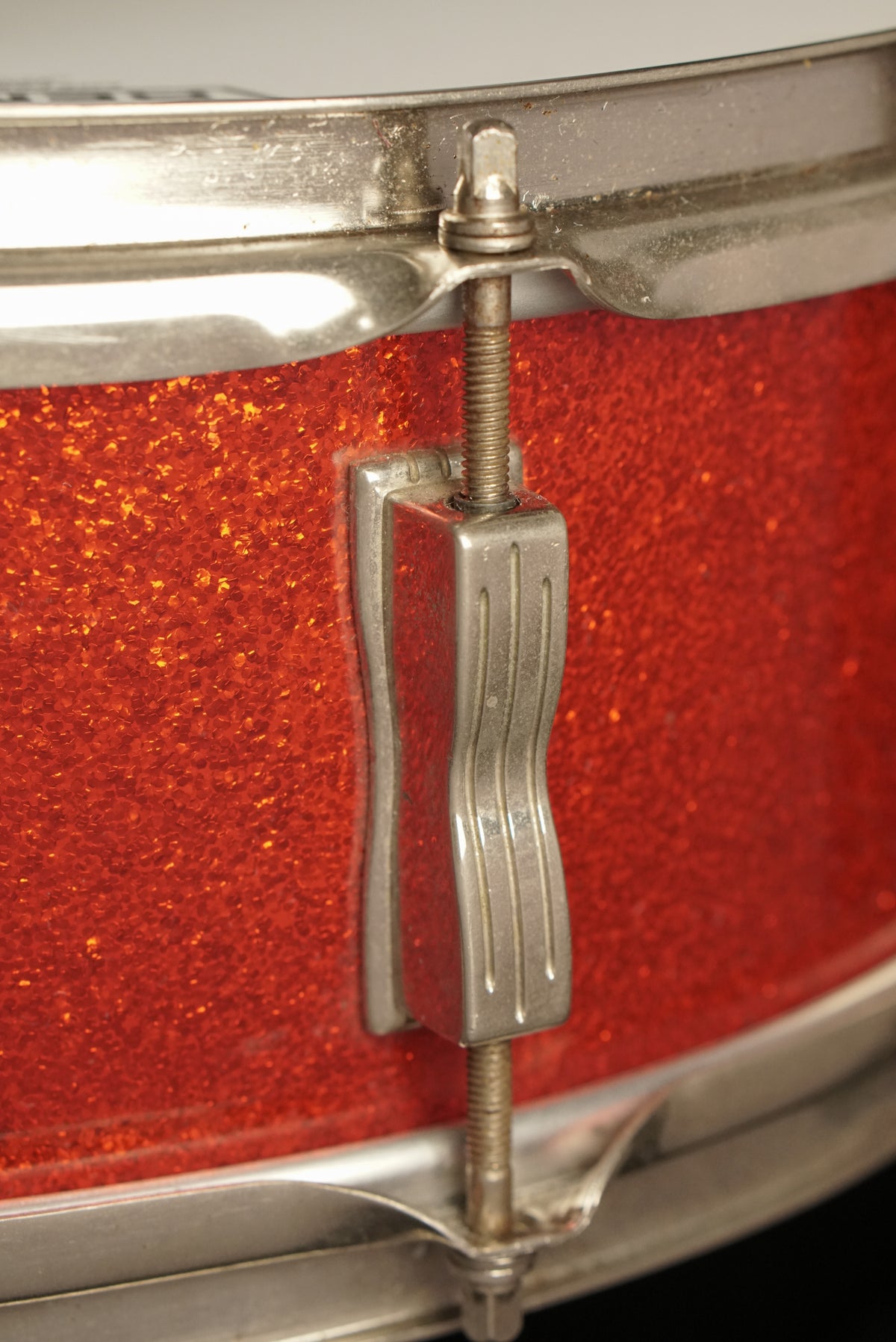 Ludwig 5x14" Jazz Festival Snare Drum - 1960s Red Sparkle