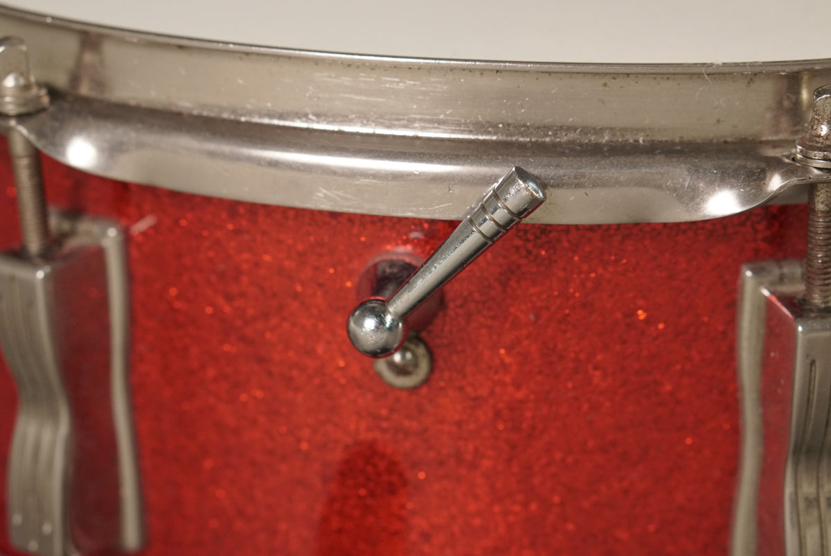 Ludwig 5x14" Jazz Festival Snare Drum - 1960s Red Sparkle