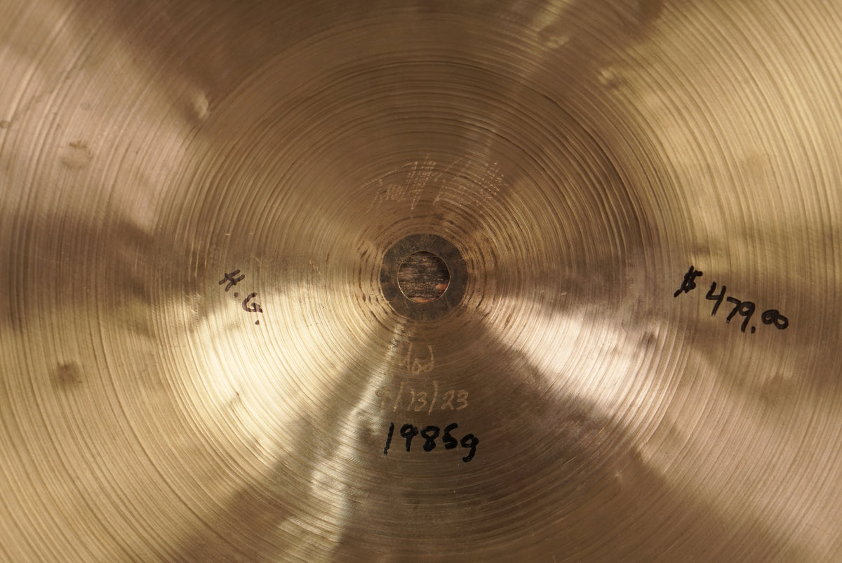 Sabian/Timothy Roberts Mod 20” HHX Complex Medium Ride Cymbal - 1985g