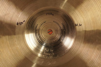 Paiste/Timothy Roberts Mod 20” Signature Ride Cymbal - 1955g