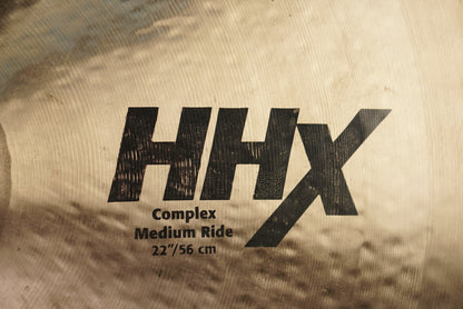 Sabian 22" HHX Complex Medium Ride Cymbal - 2700g