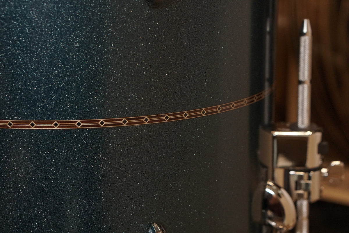 Tama 12x14" Star Maple Floor Tom - Satin Blue Metallic