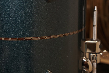 Tama 12x14" Star Maple Floor Tom - Satin Blue Metallic