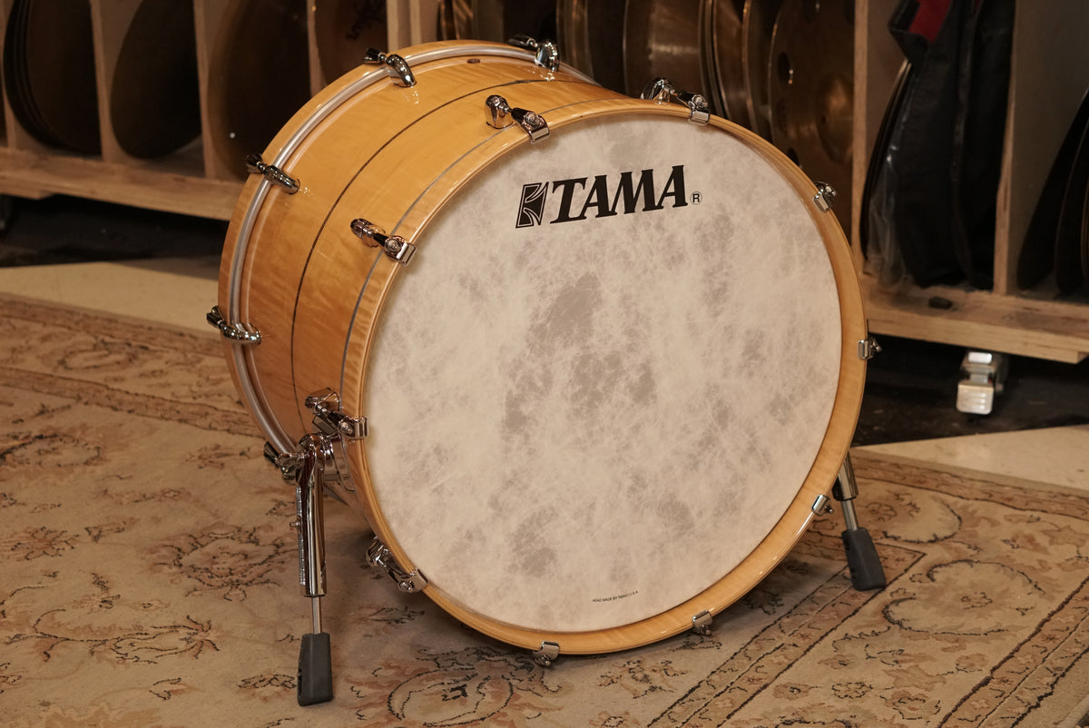 Tama 16x22" Star Maple Bass Drum - Gloss Natural Curly Maple