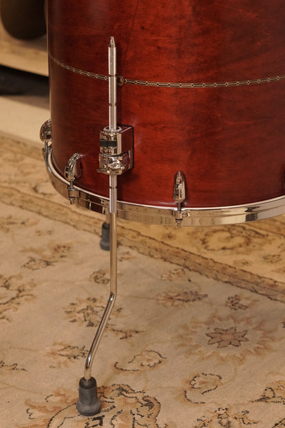 Tama 16x18" Star Maple Floor Tom - Satin Burgundy Red