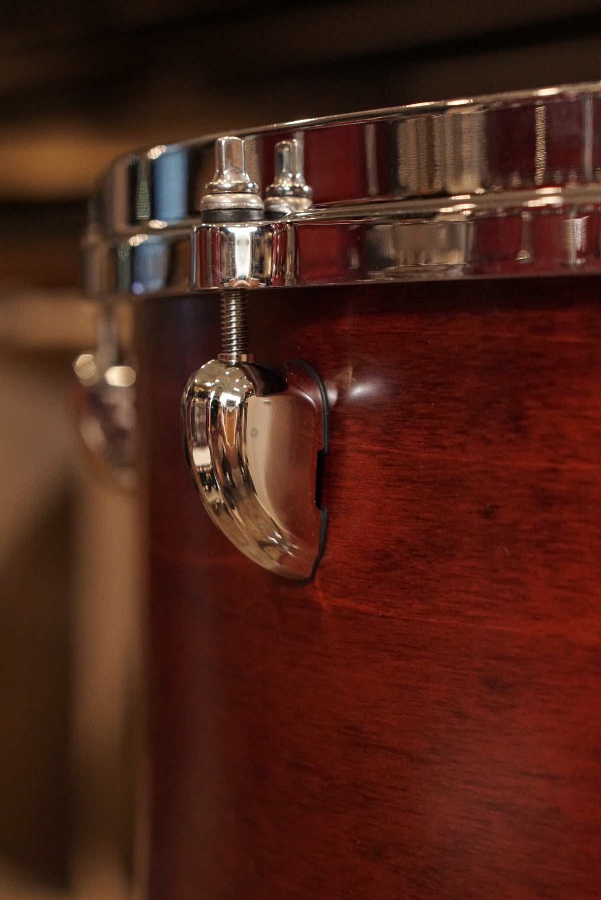 Tama 16x18" Star Maple Floor Tom - Satin Burgundy Red