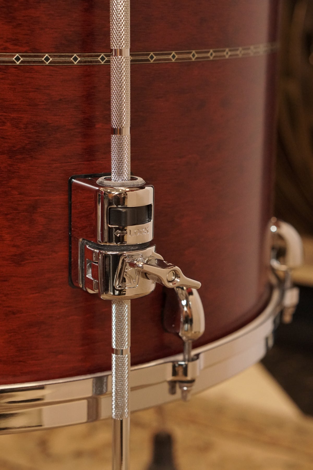 Tama 16x18" Star Maple Floor Tom - Satin Burgundy Red