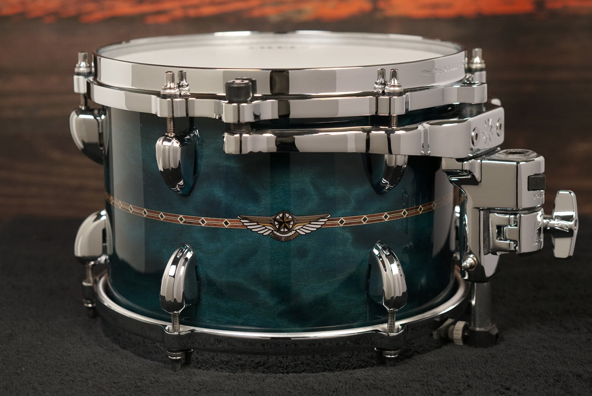 Tama 7x10" Star Bubinga Tom - Wild Sea Blue Bosse