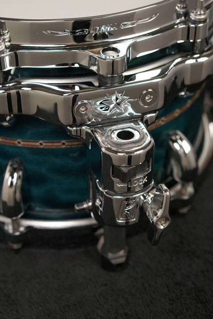 Tama 7x10" Star Bubinga Tom - Wild Sea Blue Bosse