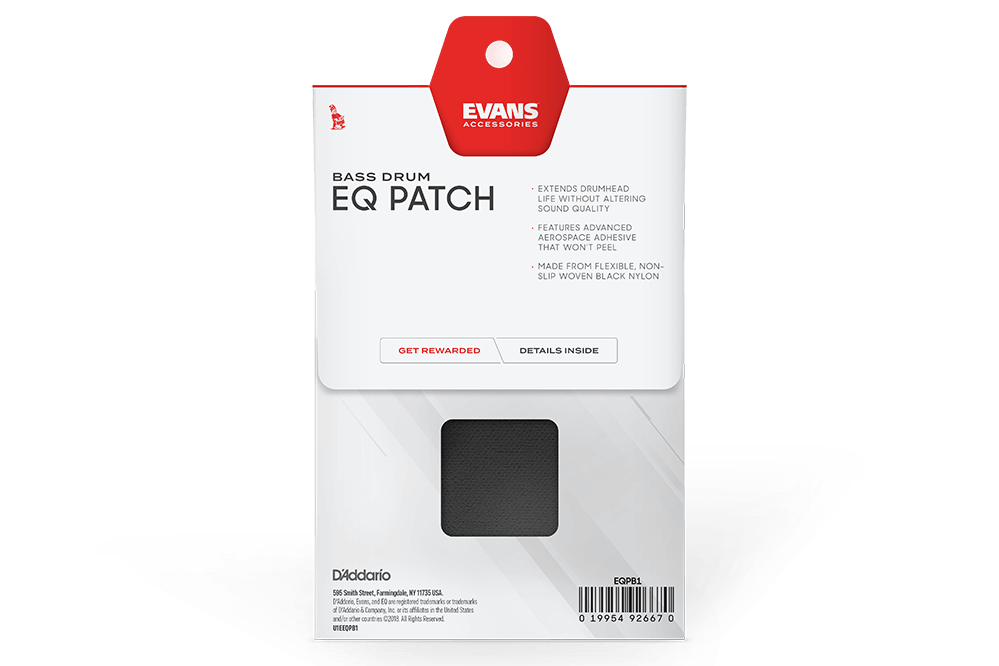 Evans EQ Bass Drum Patch (2 Pack)