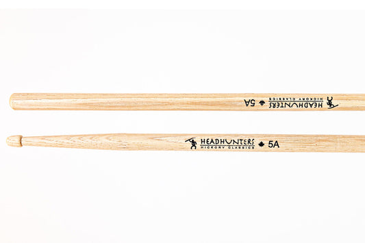 Headhunters Hickory 5A Wood Tip Drum Stick (HC5A)