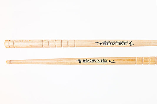 Headhunters Maple B Wood Tip Drum Stick (MG B)