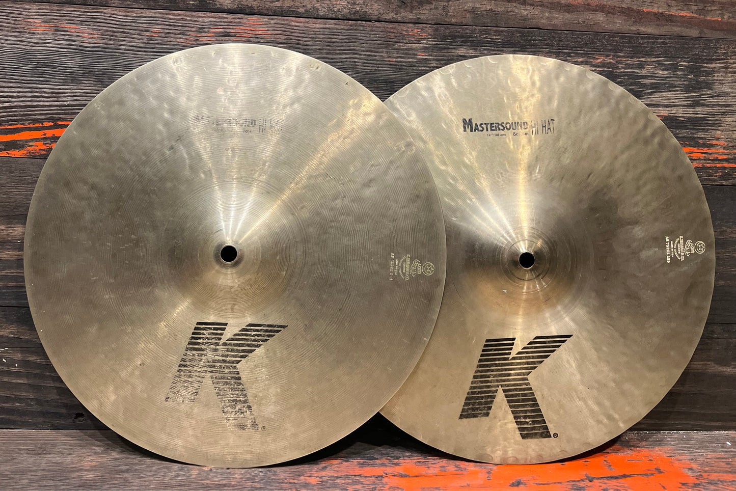 Zildjian 14" K. Mastersound Hi-Hat Cymbals - 992/1462g