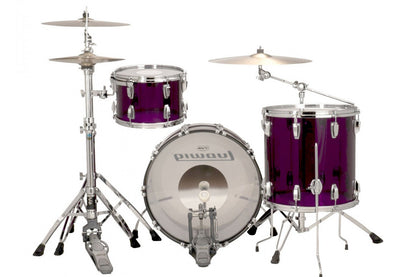Ludwig 13/16/22" Vistalite Fab Outfit Drum Set - Purple