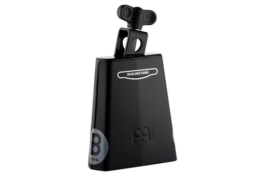 Meinl Percussion 5" Headliner® Series Cowbell, Black powder coated steel, Cha Cha Cowbell