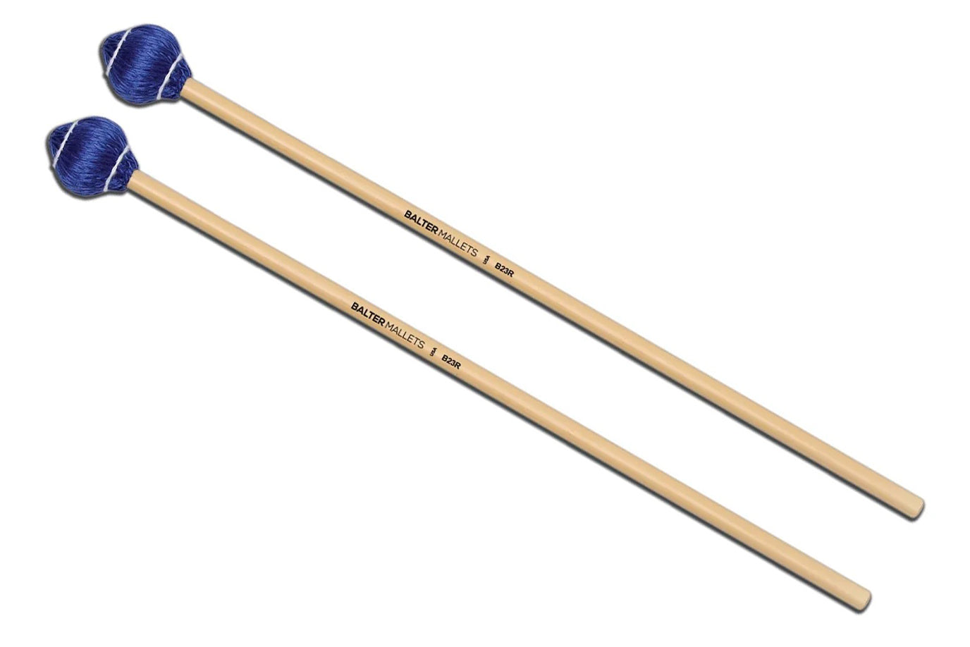 Mike Balter Pro Vibe Series Mallets - Medium Rattan (Blue Cord)