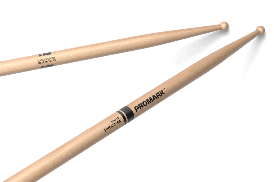 Promark Finesse 5A Maple Small Round Wood Tip Drum Stick