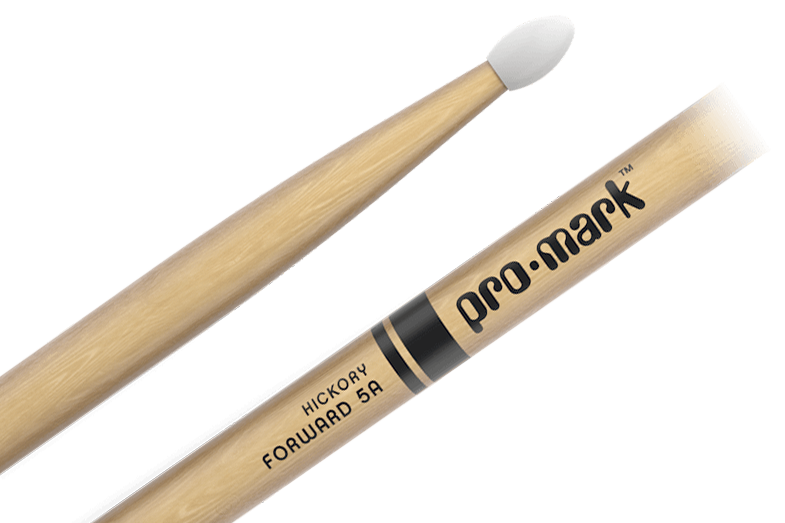 Promark Classic Forward 5A Hickory Oval Nylon Tip Drum Stick