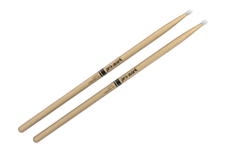 Promark Classic Forward 5A Hickory Oval Nylon Tip Drum Stick