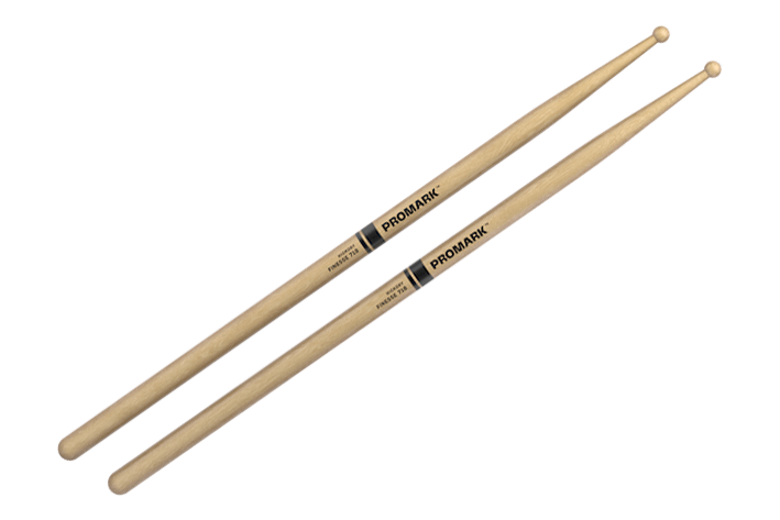 Promark Finesse 718 Hickory Small Round Wood Tip Drum Stick