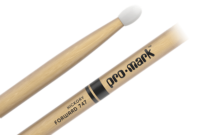 Promark Classic Forward 747 Hickory Oval Nylon Tip Drum Stick