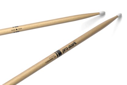 Promark Classic Forward 7A Hickory Oval Nylon Tip Drum Stick