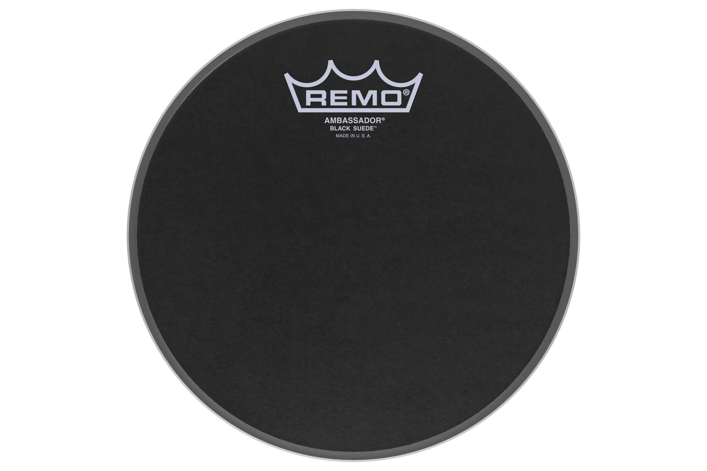 Remo Ambassador Black Suede Drum Head