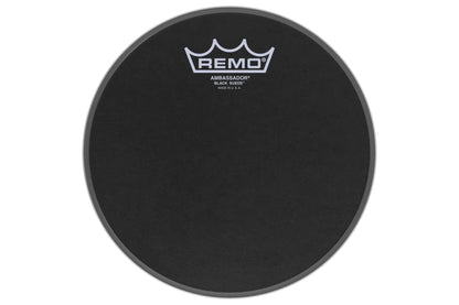 Remo Ambassador Black Suede Drum Head