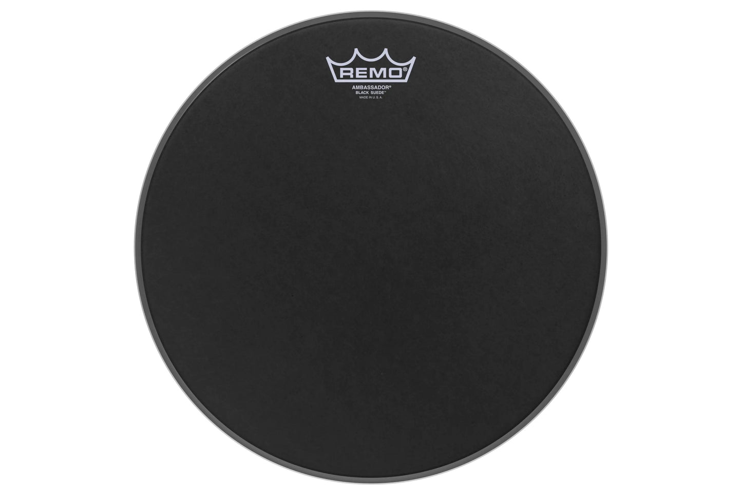 Remo Ambassador Black Suede Drum Head