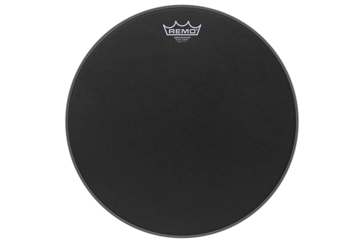 Remo Ambassador Black Suede Drum Head