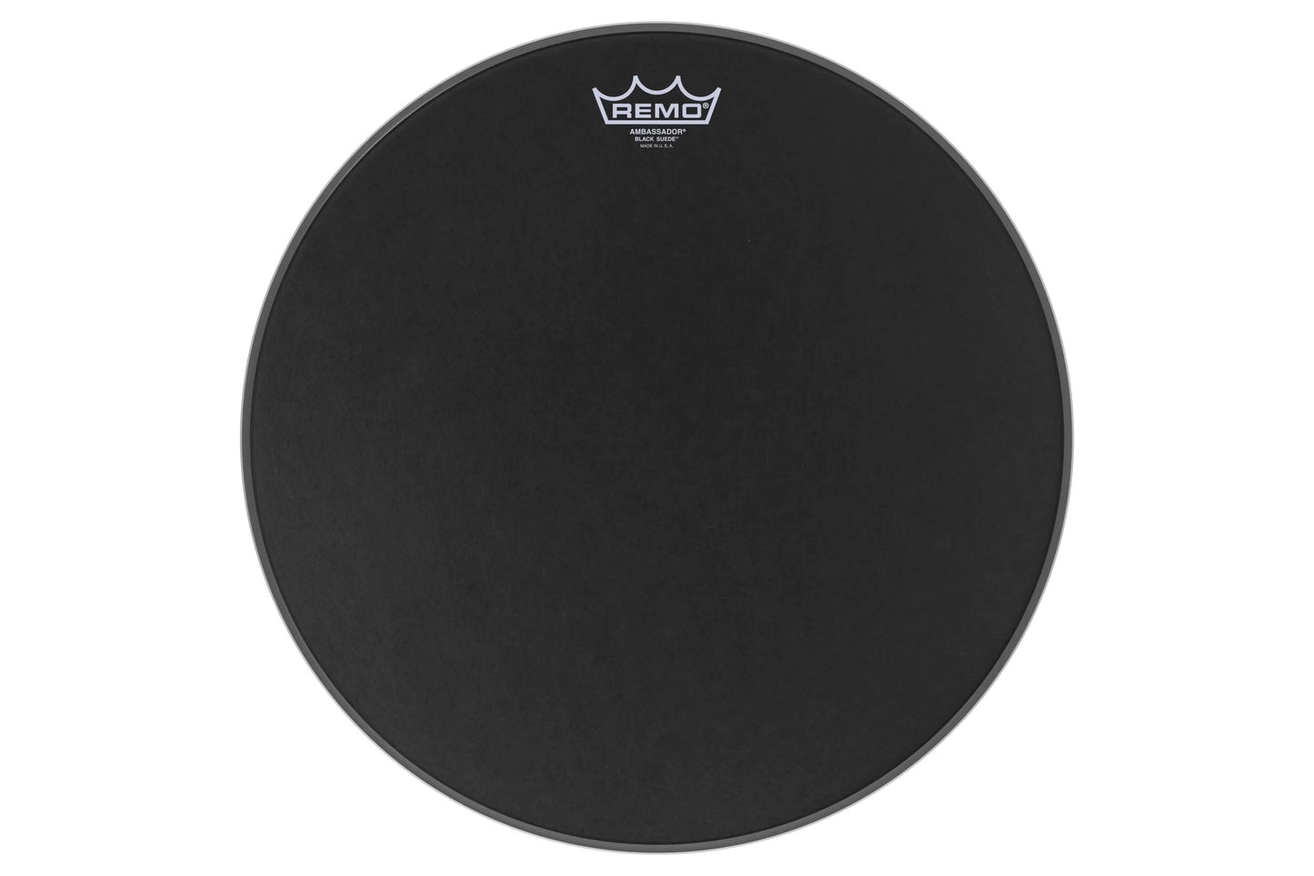 Remo Ambassador Black Suede Drum Head