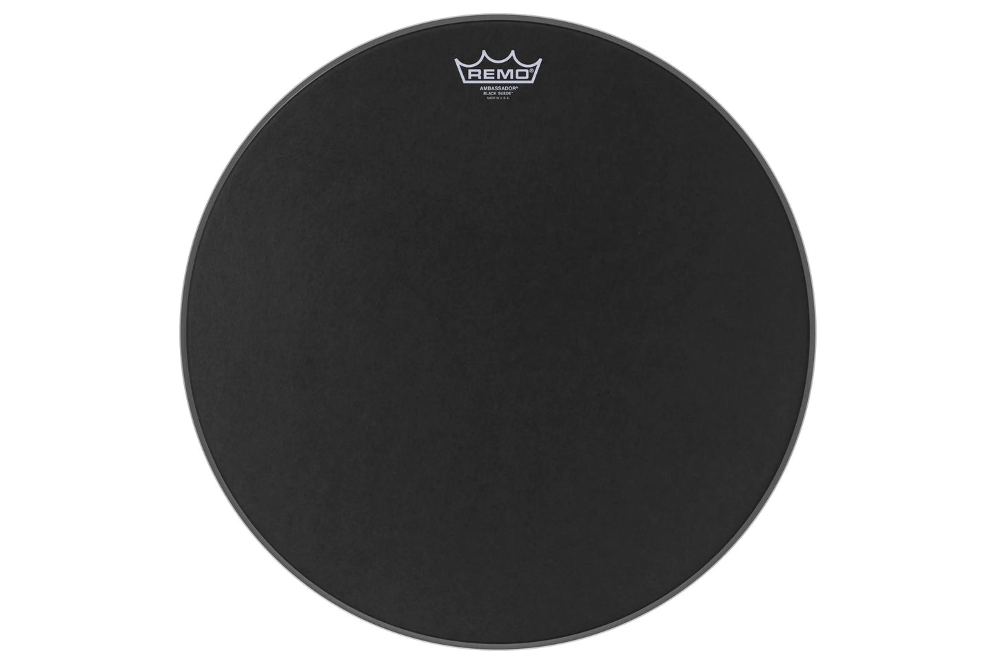 Remo Ambassador Black Suede Drum Head