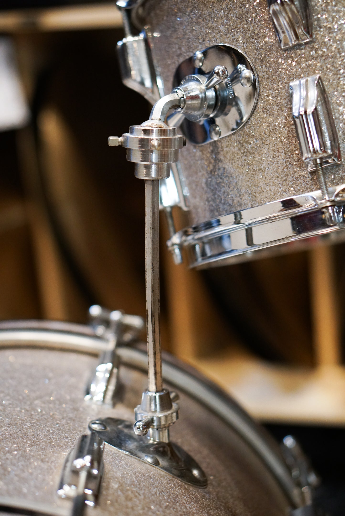 Rogers 12/14/20" Holiday Drum Set - 1960s Silver Sparkle