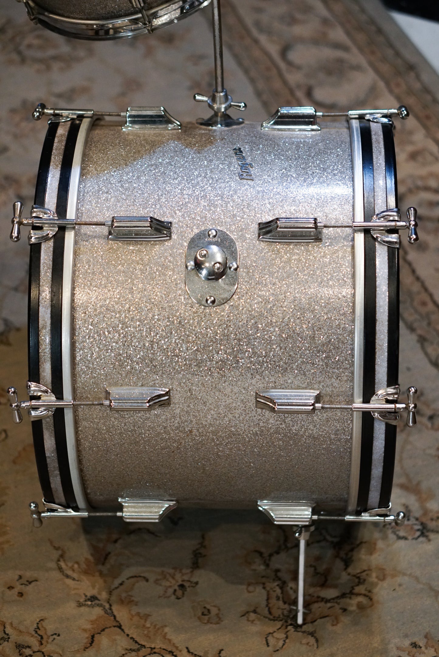 Rogers 12/14/20" Holiday Drum Set - 1960s Silver Sparkle