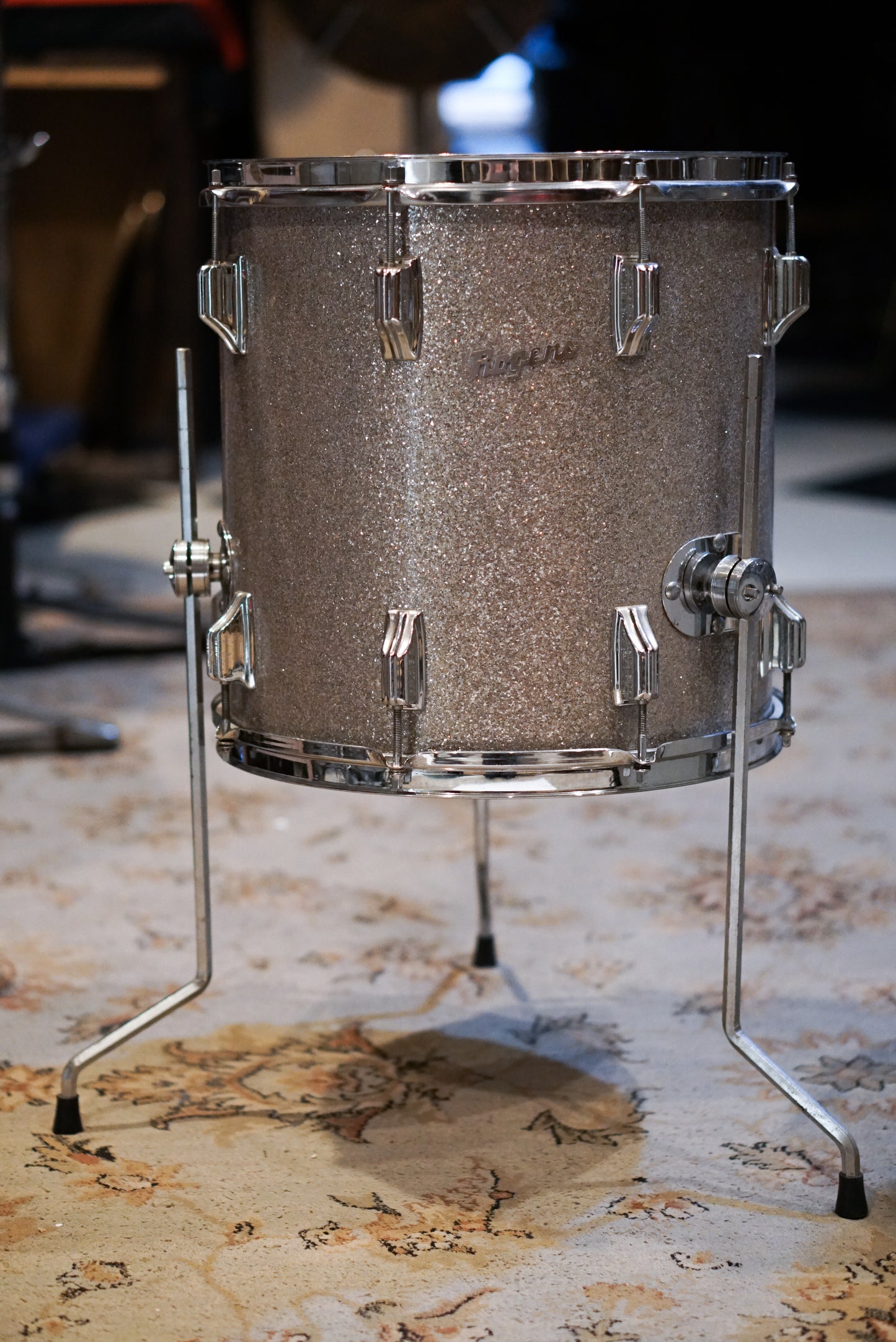 Rogers 12/14/20" Holiday Drum Set - 1960s Silver Sparkle