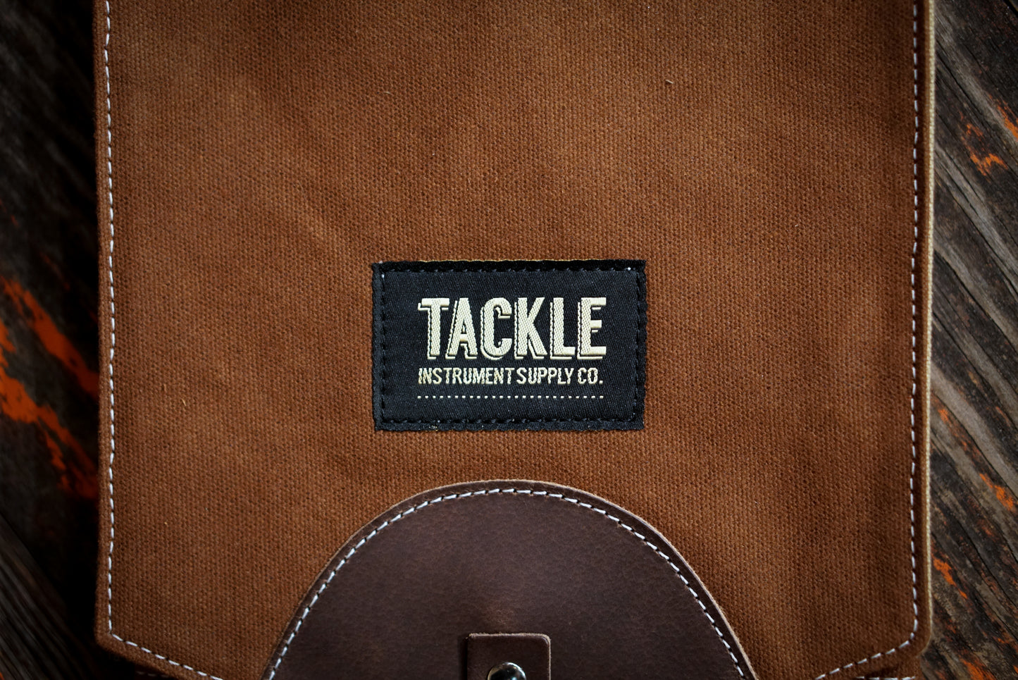 Tackle Waxed Canvas Compact Drum Stick Bag