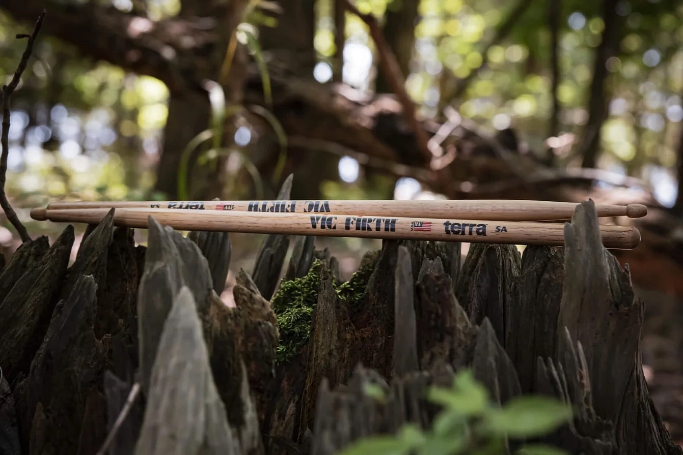 Vic Firth Terra 5A Drum Stick, Wood Tip
