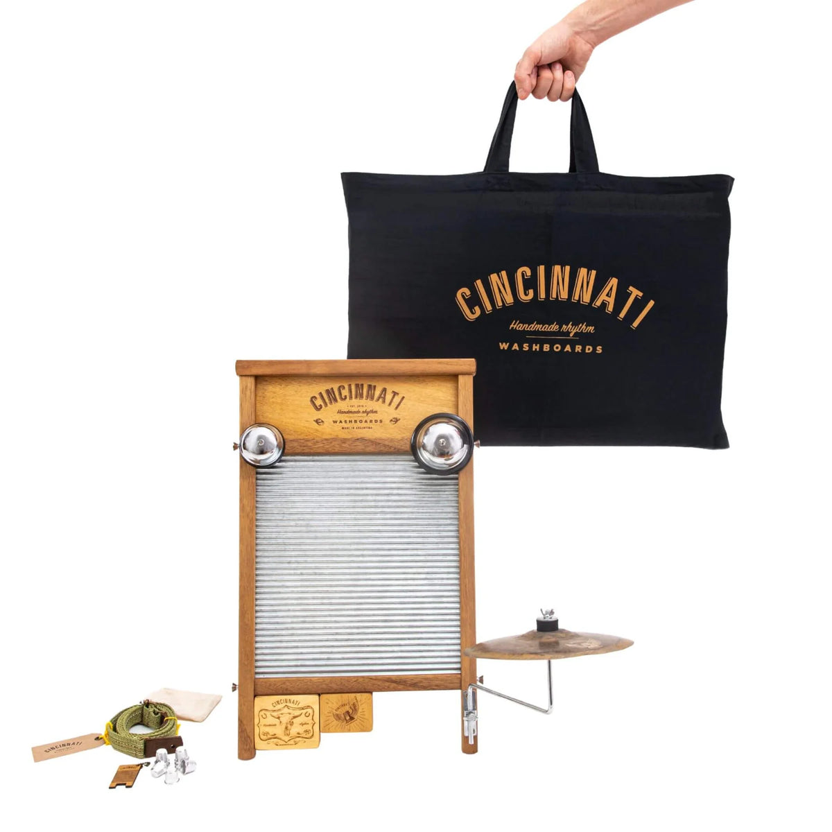 Cincinnati Washboards Big Boss Washboard Bundle