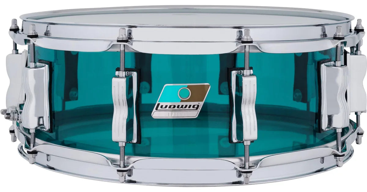 Ludwig 5x14" Vistalite Snare Drum - Teal