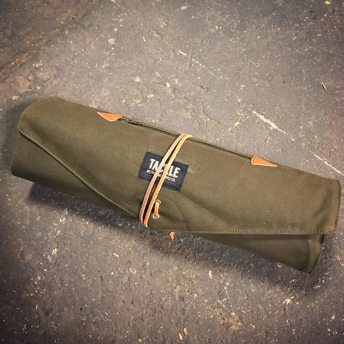 Tackle Waxed Canvas Roll Up Stick Bag